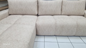 Coltar extensibil cu lada depozitare Atlantic dreapta 306x220 cm crem - Img 8