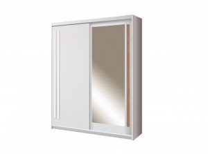 Dulap 2 usi glisante Effect EF1-175 alb - Img 1