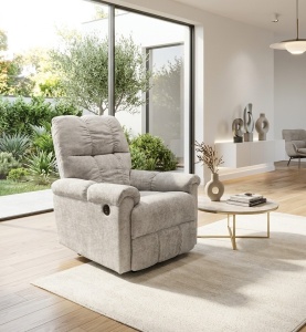 Fotoliu Recliner rotativ KJL 6409 gri