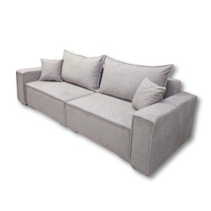 Canapea/Coltar extensibil cu lada depozitare Raul 245x107 cm bej - Img 1