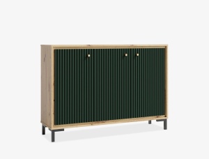 Comoda Parii 3D Pa12 mdf verde