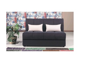Canapea 2 loc extensibila cadru metalic Venedik 140x100 cm - Img 1