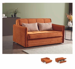 Canapea 2 loc extensibila cadru metalic Dawn