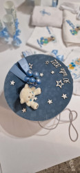 Set trusou personalizat prin broderie Ursulet in Balon cu aer cald - Img 6