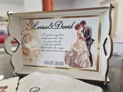 Set Gătit Mireasă Lemn Personalizat