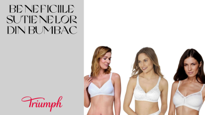 Beneficiile sutienelor din bumbac. De ce să alegi un sutien clasic din bumbac Triumph?