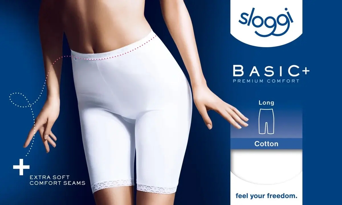 Evită frecarea coapselor cu Sloggi Basic Long