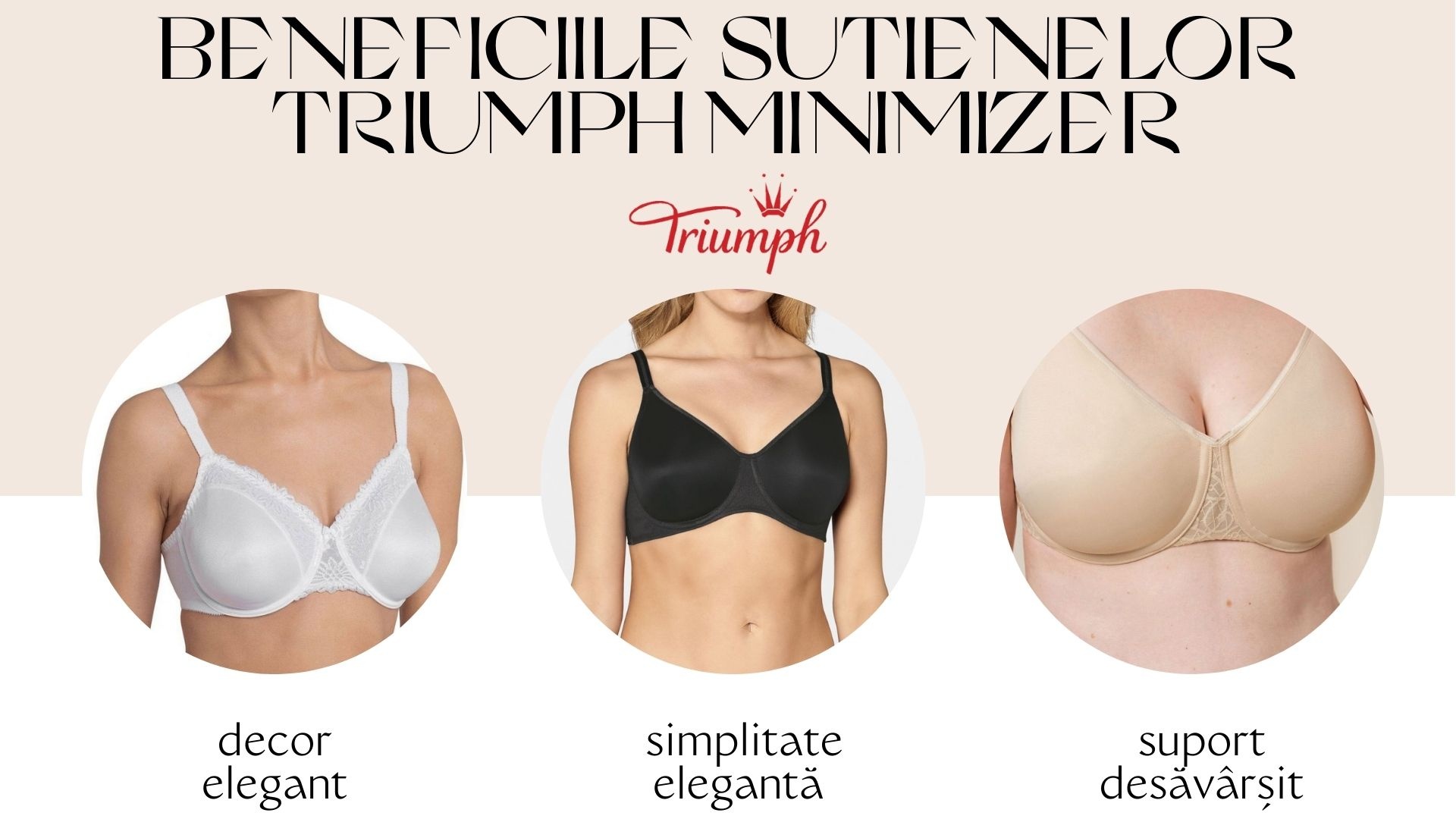 Beneficiile Sutienelor Minimizer Triumph – lenjerietriumph.ro