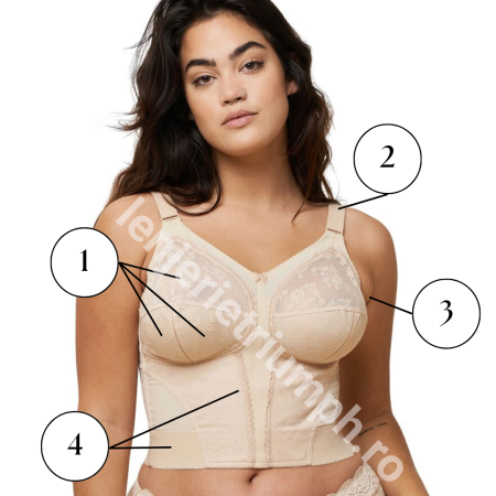 Sutien modelator lung, Triumph Doreen L02