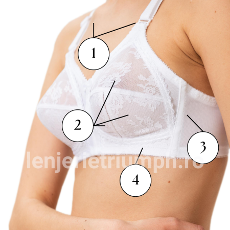 Sutien bestseller fără armătură Triumph Doreen – Față
