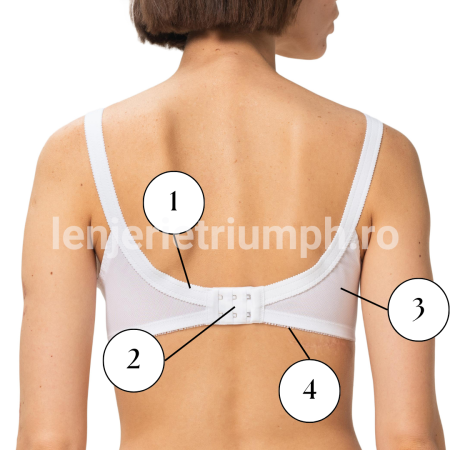 Sutien bestseller fără armătură Triumph Doreen – Spate