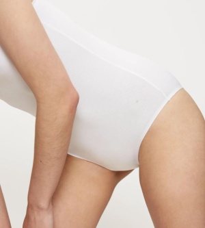 Body din material elastic, cu spatele deschis, Triumph Smart Natural BS, Alb - Img 3