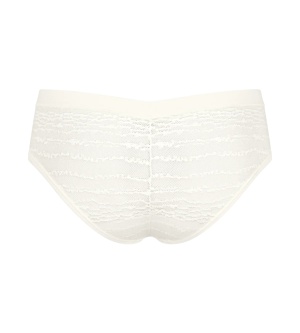 Boxeri din dantelă, Sloggi FREE Evolve Hipster Lace Crem - Img 6