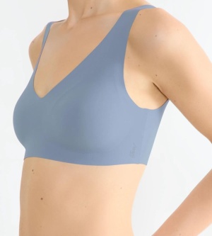 Bustieră invizibilă, Sloggi ZERO Feel 2.0 Bralette Albastru - Img 3