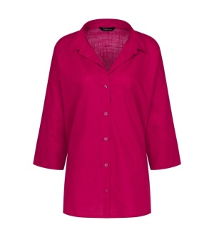 Cămașă casual cu croială oversized, vaporoasă din bumbac Triumph Summer Wear Boyfriend Shirt - Img 6
