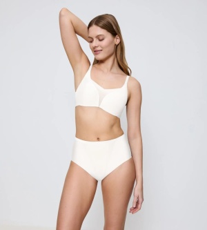 Chilot care modelează talia și abdomenul, Triumph Shape Smart Maxi Ecru - Img 4