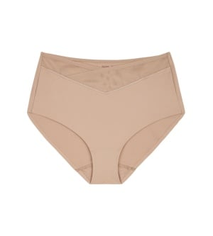 Chilot modelator cu talie înaltă, fără cusături vizibile, Triumph True Shape Sensation Maxi Bej - Img 6