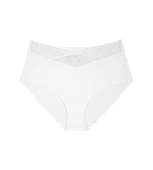 Chilot modelator cu talie înaltă, fără cusături vizibile, Triumph True Shape Sensation Maxi Alb - Img 5