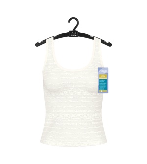 Maieu din dantelă reversibil, Sloggi FREE Evolve Tank Top Lace Crem - Img 7