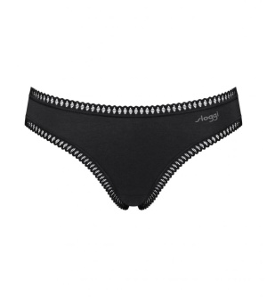 Pachet de 3 Chiloți cu talie joasă, Sloggi GO Crush Mini C3P Negru - Img 7