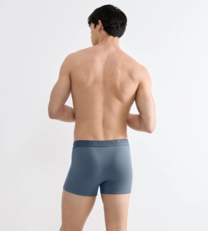 Set de 2 boxeri pentru bărbați, Sloggi SLG Base Soft Trunk C2P Albastru - Img 2