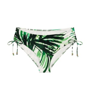 Slip de baie reglabil, modelator, Triumph Summer Palm Midi 01, Verde - Img 5