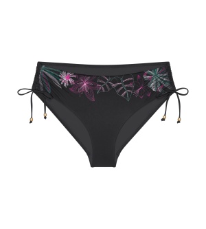 Slip de baie talie medie, modelator, Triumph Summer Tropics Midi Negru - Img 5