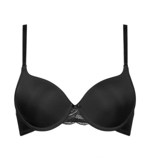 Sutien buretat cu bretele detașabile, Triumph Lovely Micro WHPM Negru - Img 4