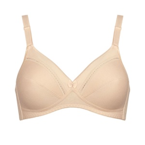 Sutien cu bumbac, Triumph Cotton Classic Stretch N Bej - Img 5