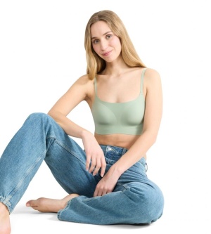 Sutien cu burete detașabil, Sloggi ZERO Feel 2.0 Ultra Bra Verde - Img 10