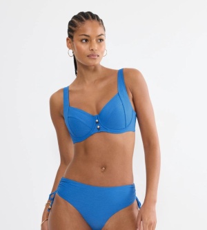 Sutien de baie minimizer cu armătură, Triumph Summer Dune W 01 Albastru