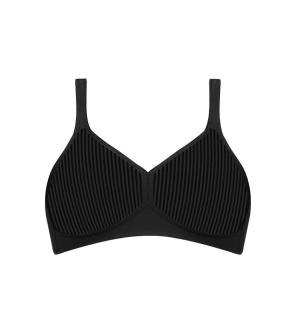 Sutien fără armătură, Triumph Modern Soft+Cotton N Negru - Img 4