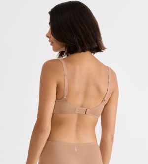 Sutien invizibil, fără armătură, Sloggi ZERO Feel Pure Soft bra Nud - Img 2