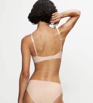 Sutien invizibil, fără armătură, Triumph Pure Micro N Bej - Img 2