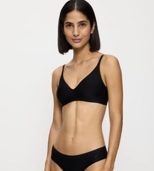 Sutien invizibil, fără armătură, Triumph Pure Micro N Negru