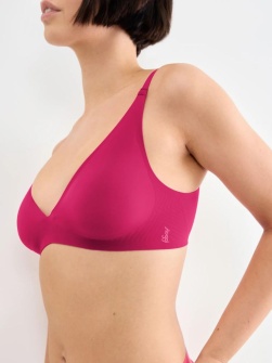 Sutien push-up cu burete detașabil, fără armătură, Sloggi ZERO Feel 2.0 THE UP P Bra Ciclam - Img 3
