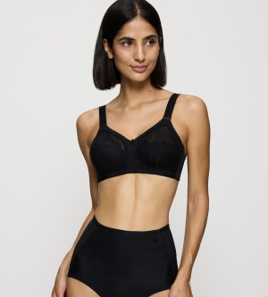 Triumph Doreen, Sutien fără armătură pentru bust generos, bestseller mondial, Negru - Img 2