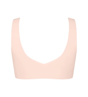 Bustieră invizibilă, fără cusături, Sloggi ZERO Feel 2.0 Bralette Roz - Img 6