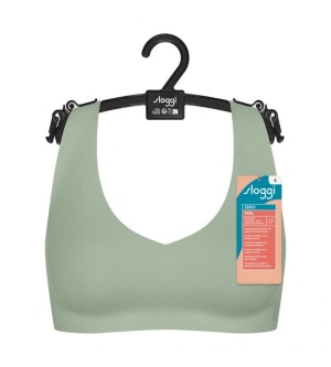 Bustieră invizibilă, Sloggi ZERO Feel 2.0 Bralette Verde - Img 7