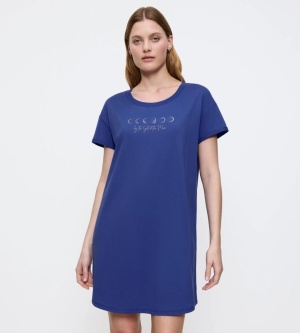 Cămașă de noapte, Triumph Nightdresses NDK Albastru