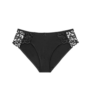 Chilot clasic cu dantelă sofisticată Triumph Modern Finesse Tai Negru - Img 5