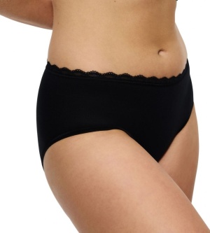 Chilot cu talie medie din bumbac, Triumph Feel Of Cotton Midi - Img 8