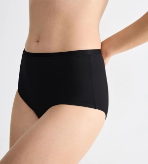 Chilot damă cu talie înaltă Sloggi GO Daily Cotton Highwaist Negru - Img 3
