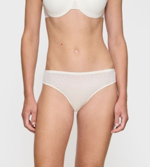 Chilot elegant, dantelat, Triumph Signature Sheer Tai Ecru - Img 2