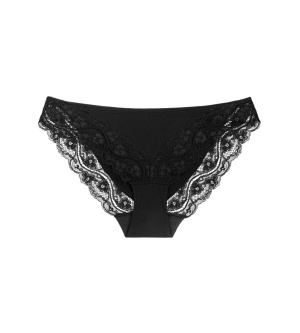 Chiloți clasici din microfibră, Triumph Lovely Micro Tai Negru - Img 4