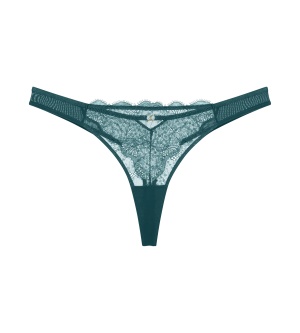 Chiloți din dantelă, Triumph Amourette Sparkle String Verde - Img 5