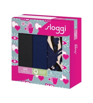 Pachet de 3 Chiloți răscroiți, Sloggi GO Crush High leg C3P - Img 12