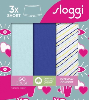 Pachet de 3 chiloți Sloggi GO Crush Short C3P - Img 9