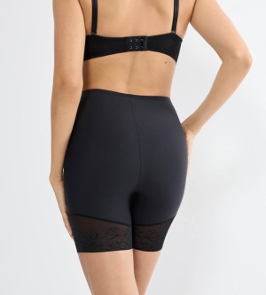 Pantalon cu efect modelator ușor, Triumph Comfort Contour Mid-Thigh Panty Negru - Img 2