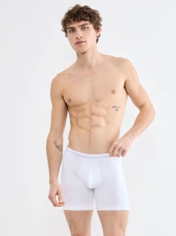 Set de 2 perechi de boxeri bărbătești, Sloggi SLG Base Short C2P Alb